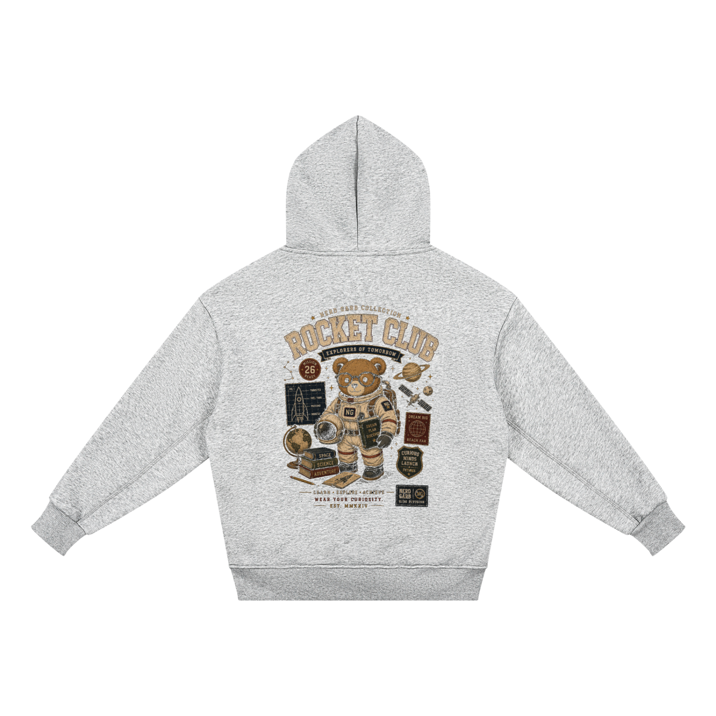 Rocket Club Essential Kids' Fleece Hoodie