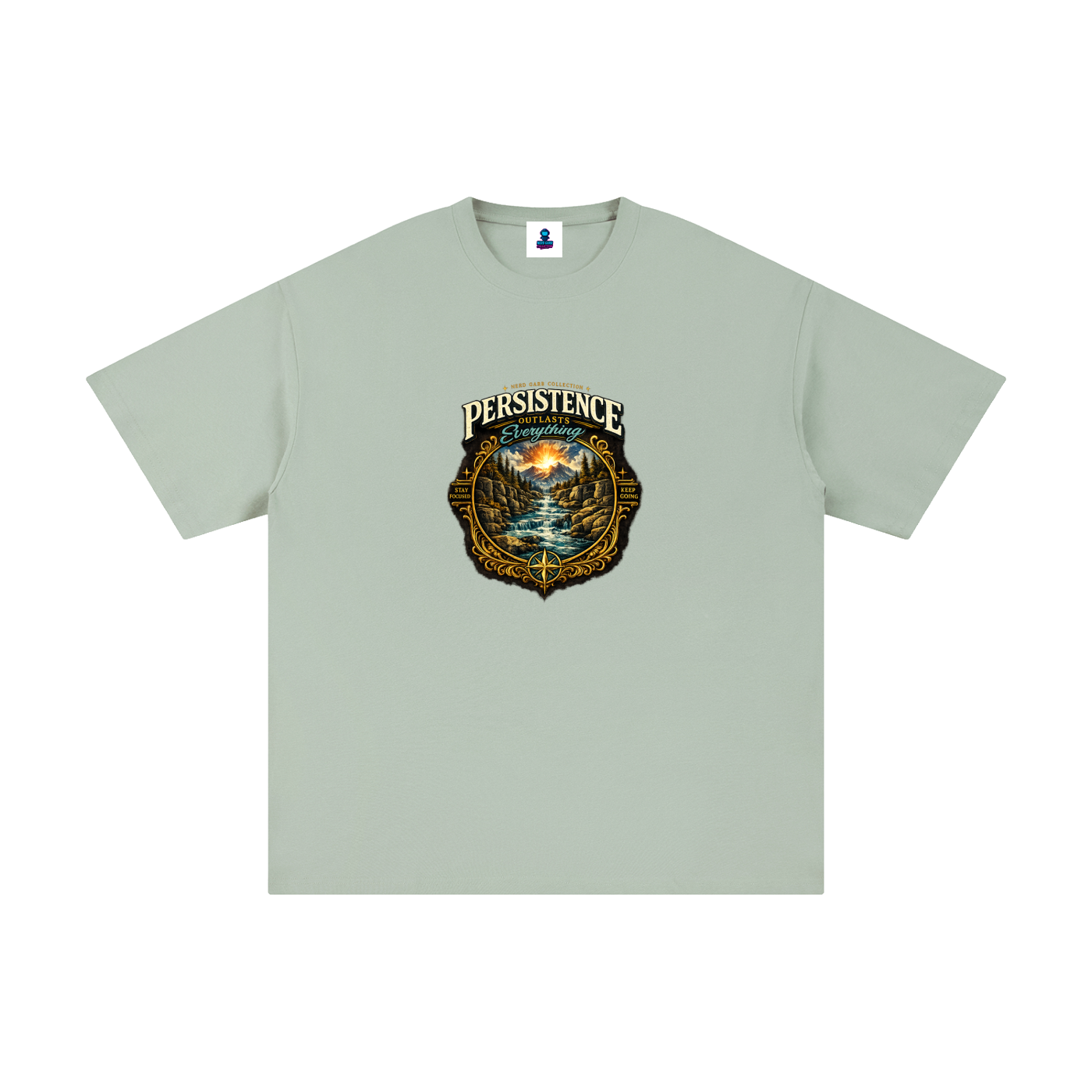 Persistence Outlasts Everything Unisex Pure Cotton T-Shirt