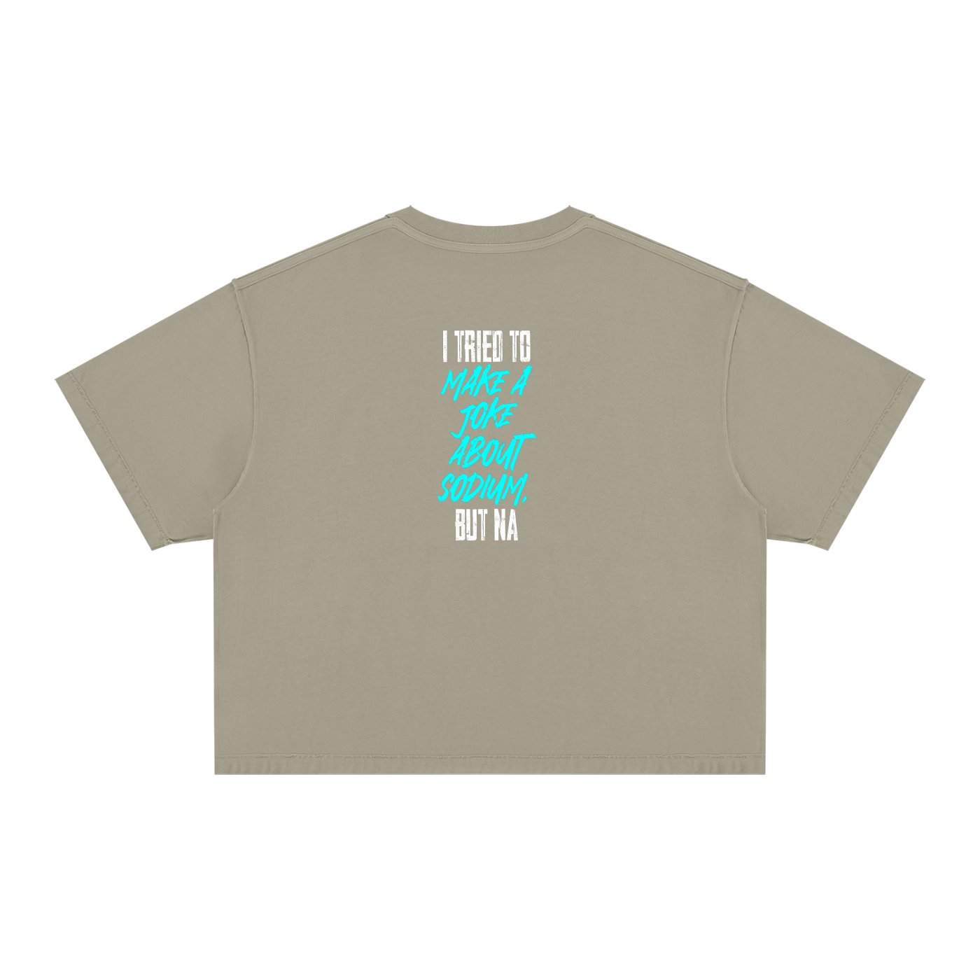 Premium Sodium Joke Vintage Wash Boxy T-Shirt