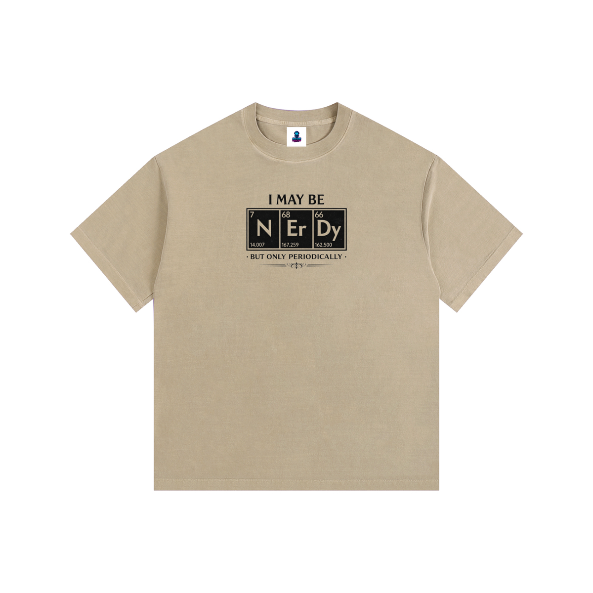 NGC “I May Be Nerdy” Periodic Table Tee - Loose Fit Drop Shoulder Graphic Premium T-Shirt