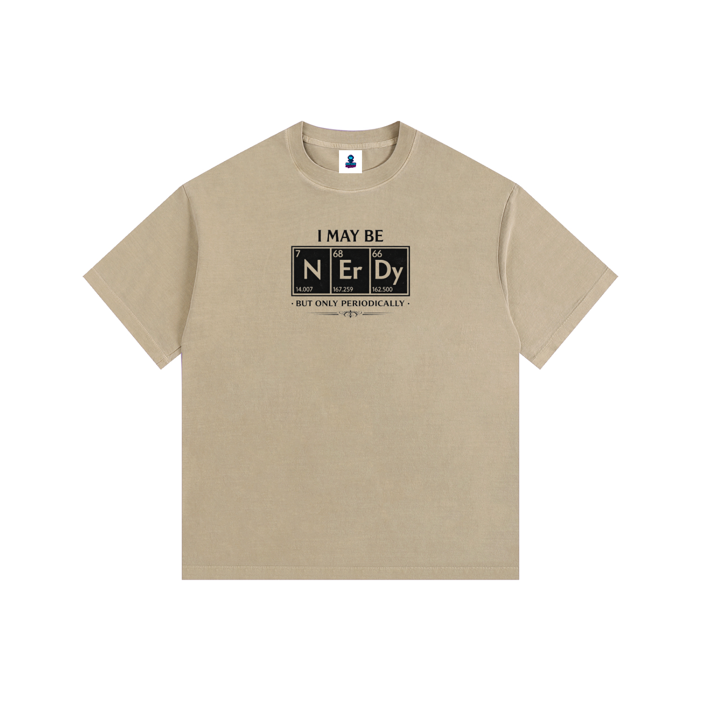 NGC “I May Be Nerdy” Periodic Table Tee - Loose Fit Drop Shoulder Graphic Premium T-Shirt