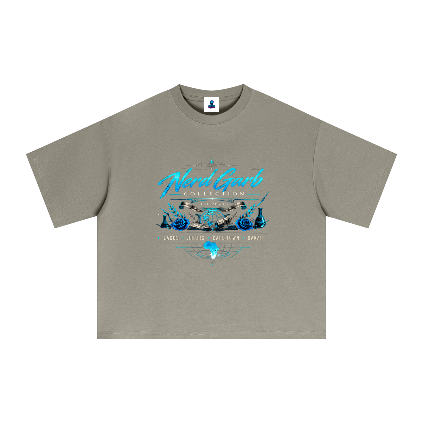 NGC Global Science Crest Tee - Premium Oversized Boxy Nerd Garb Collection Graphic T-Shirt
