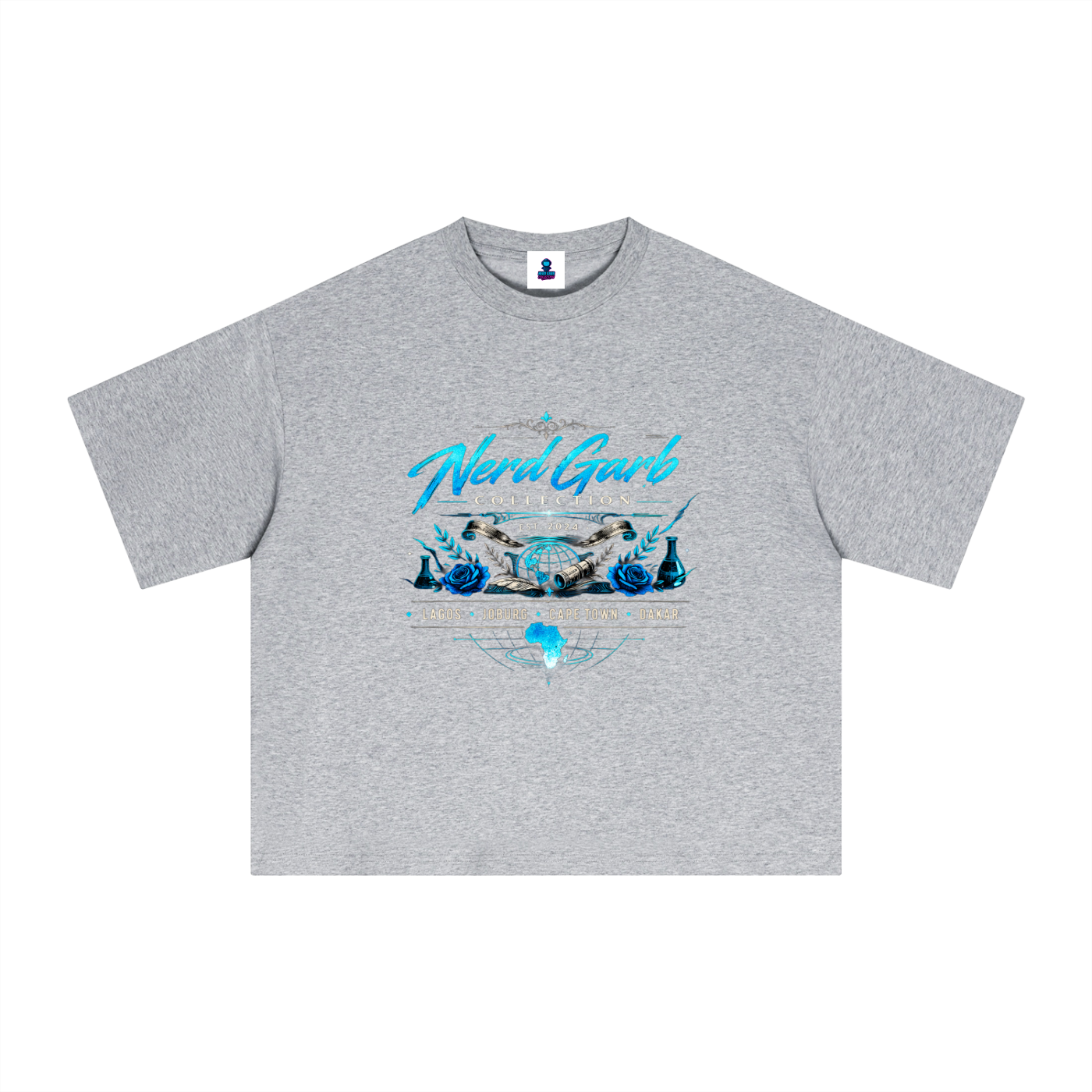 NGC Global Science Crest Tee - Premium Oversized Boxy Nerd Garb Collection Graphic T-Shirt