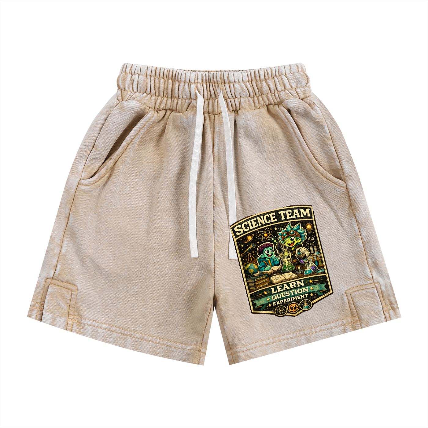 Science Team Snow Washed Kids' Shorts