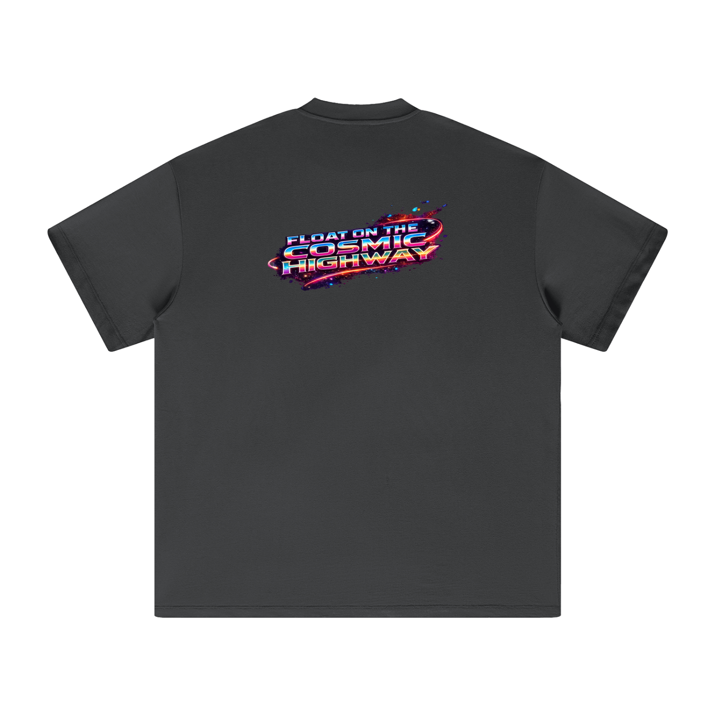 Premium Cosmic Highway Heavyweight Cotton T-Shirt