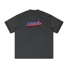 Premium Cosmic Highway Heavyweight Cotton T-Shirt