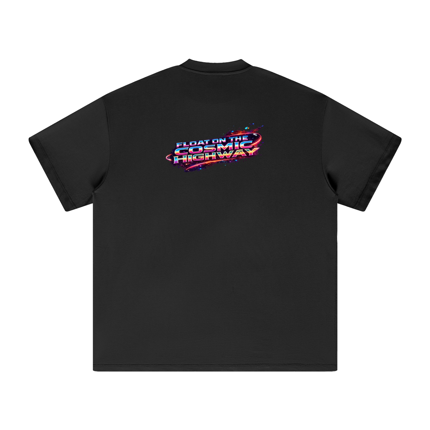Premium Cosmic Highway Heavyweight Cotton T-Shirt