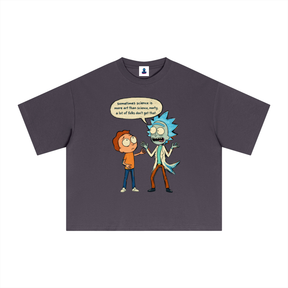 NGC “Sometimes Science” Cartoon Tee - Premium Oversized Drop Shoulder T-Shirt