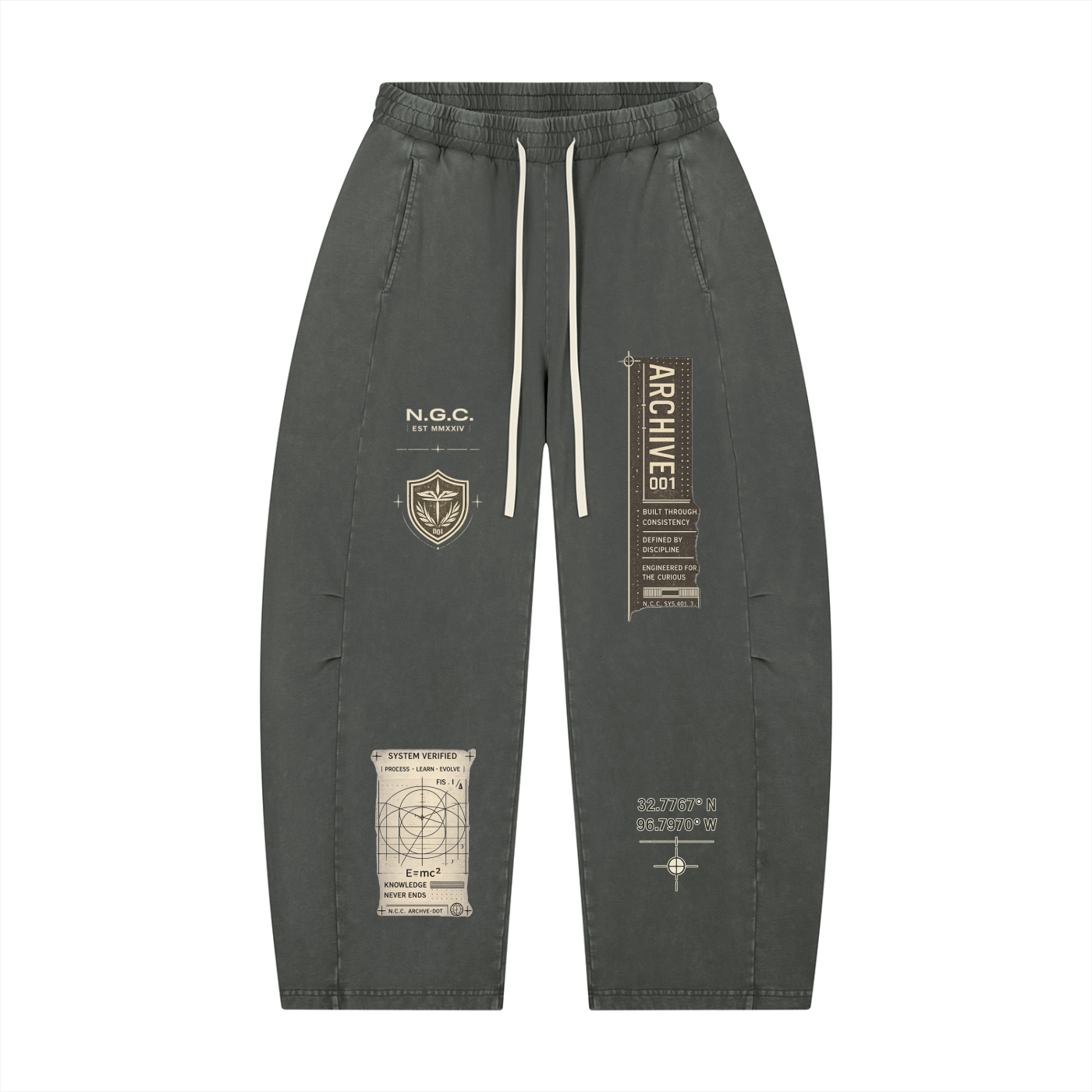 Archive 001 Mineral Wash Barrel Leg Pants