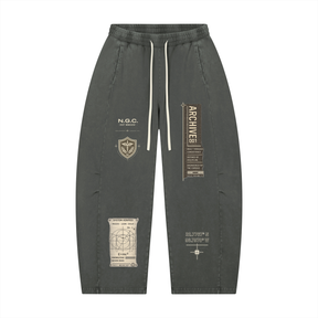 Archive 001 Mineral Wash Barrel Leg Pants