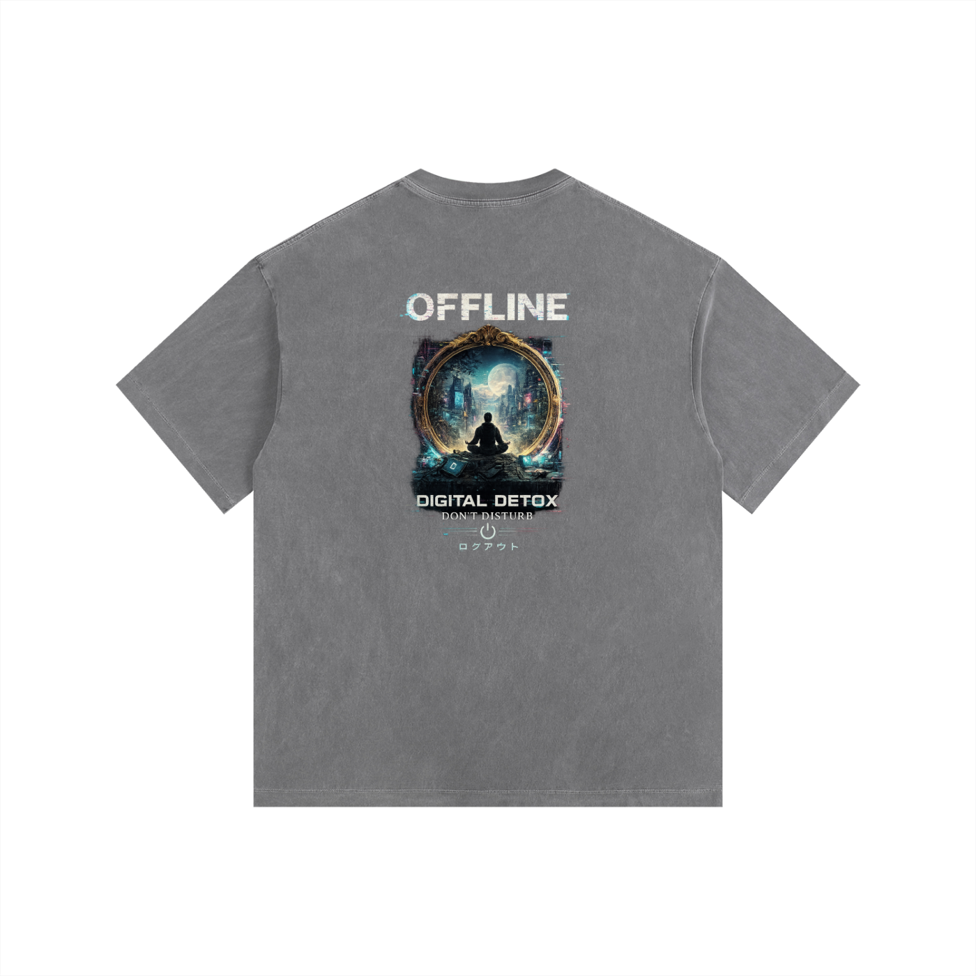 NGC “Offline Digital Detox” Graphic Tee - Cyber Zen Graphic Premium T-Shirt