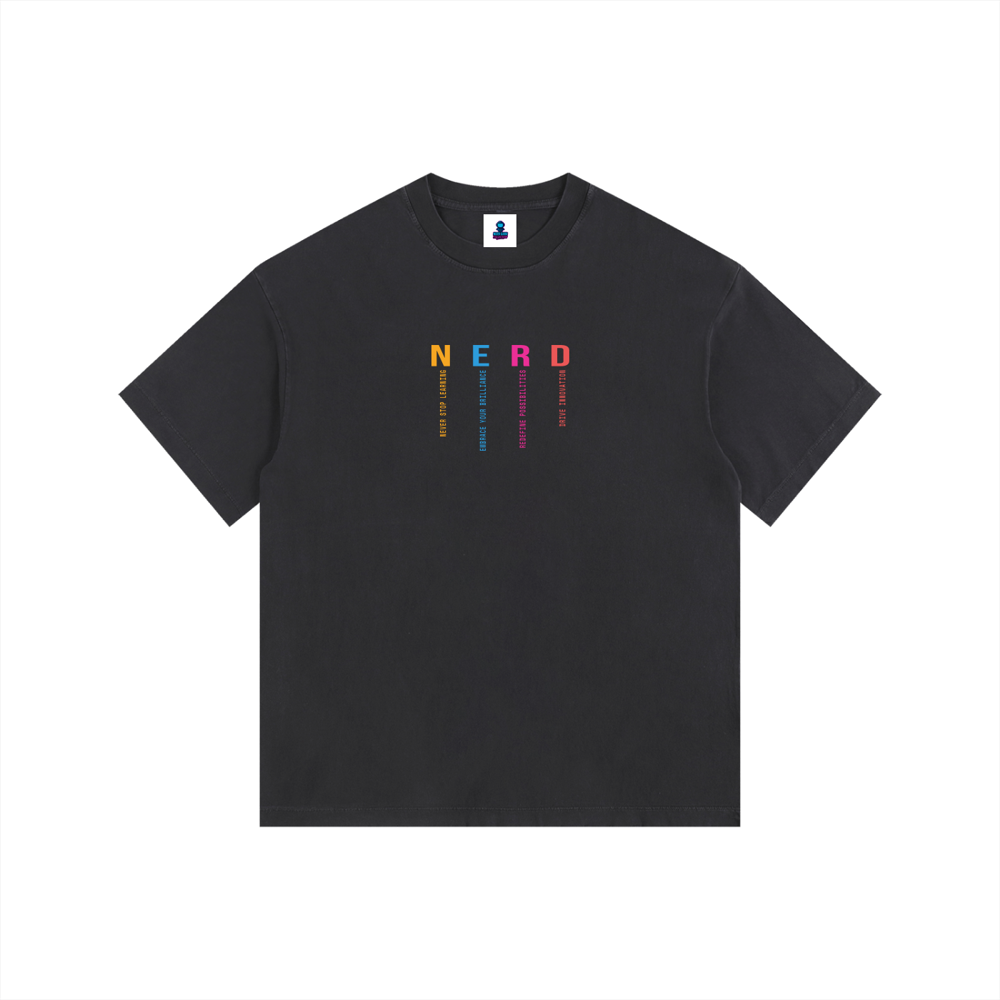 N.E.R.D. Statement Vintage Washed Oversized Cotton T-Shirt