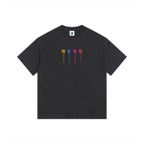 N.E.R.D. Statement Vintage Washed Oversized Cotton T-Shirt