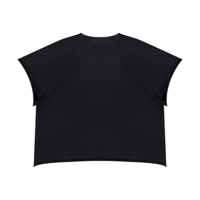 Vintage Wash Raw Edge Boxy Short Sleeve T-Shirt