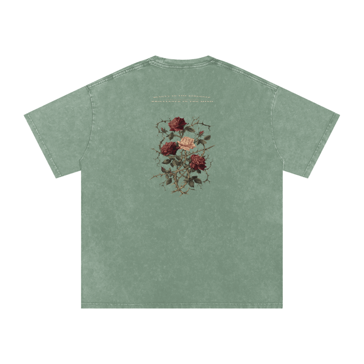 NGC Beauty in the Struggle Snow Washed Oversized Cotton T-Shirt