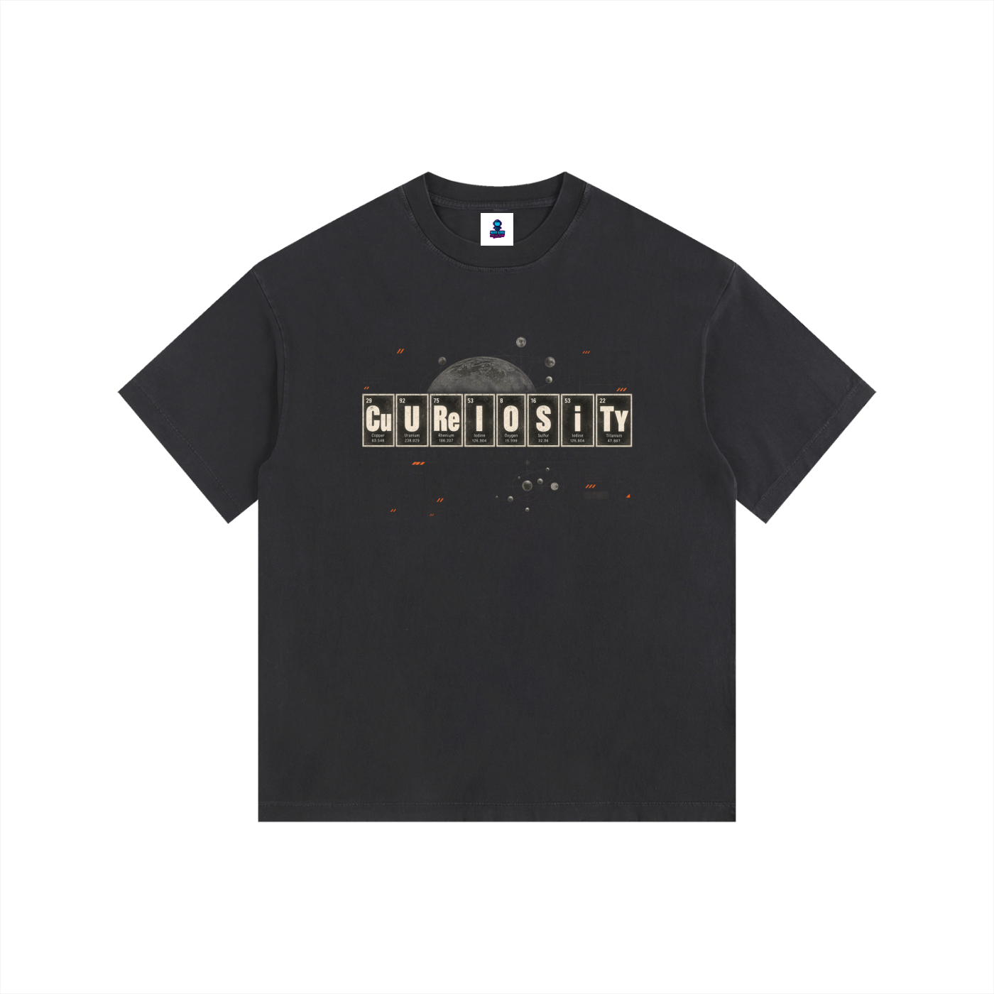 CuReIOSiTY Specimen 003 Vintage Wash Oversized Cotton Tee
