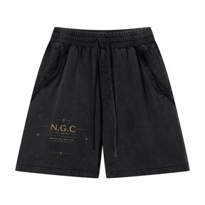 N.G.C Archive Vintage Wash Raw Edge Shorts