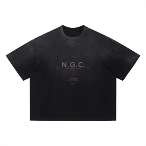 N.G.C. Heritage Vintage Washed Distressed Boxy T-Shirt