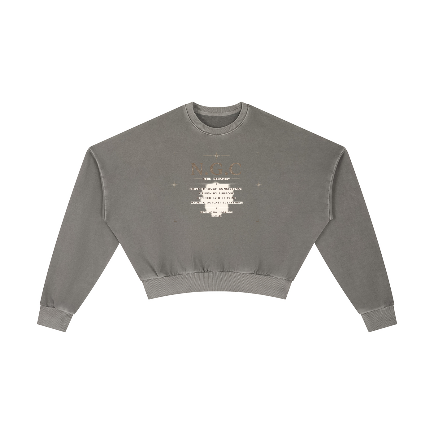 N.G.C Archive Vintage Cropped Sweatshirt