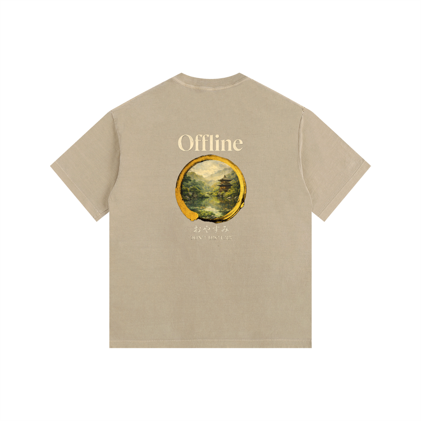NGC “Offline” Zen Graphic Tee - Japanese Aesthetic Streetwear Premium T-Shirt
