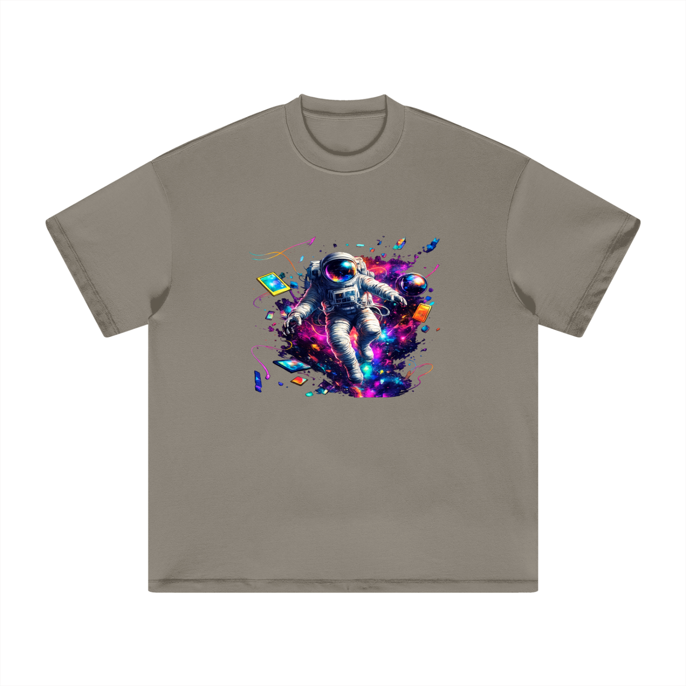 Premium Cosmic Highway Heavyweight Cotton T-Shirt