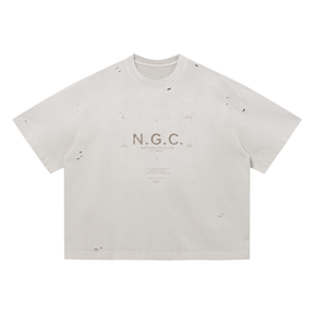 N.G.C. Heritage Vintage Washed Distressed Boxy T-Shirt