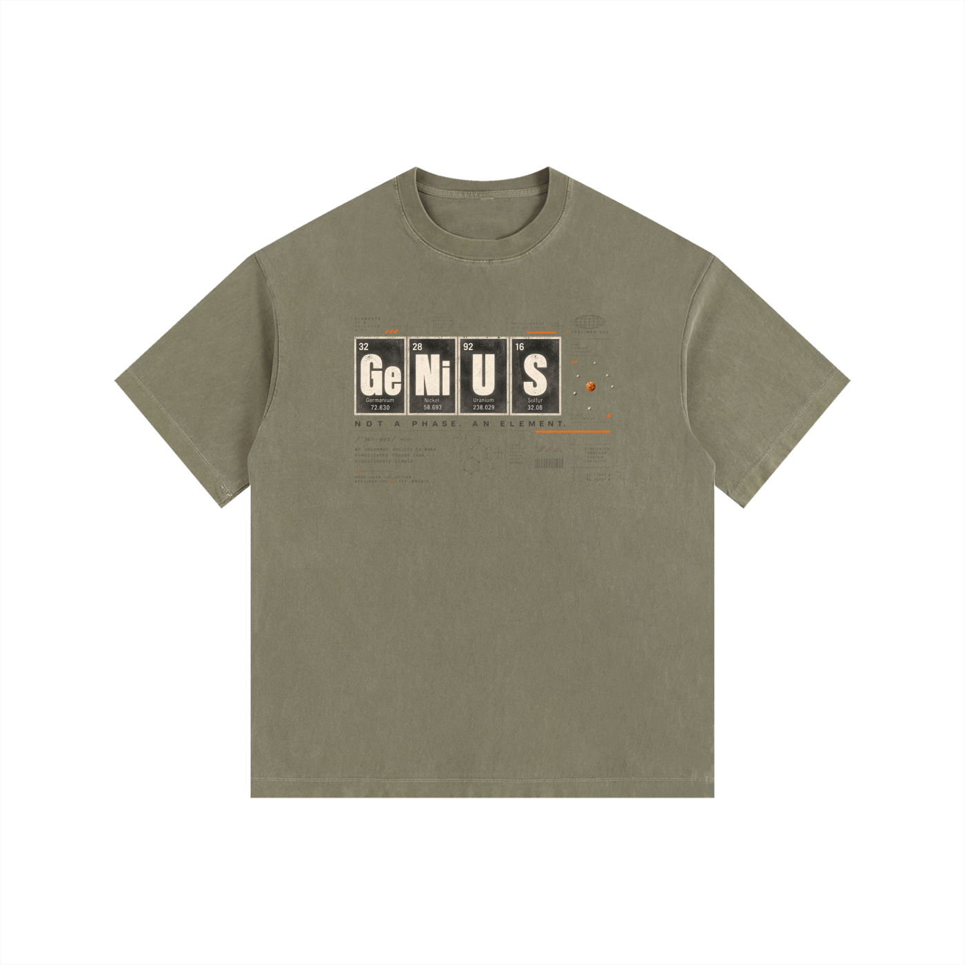 GeNiUS Specimen 002 Vintage Wash Oversized Cotton Tee
