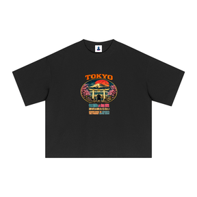 Premium Tokyo Knowledge Pursuit Sorona Boxy T-Shirt