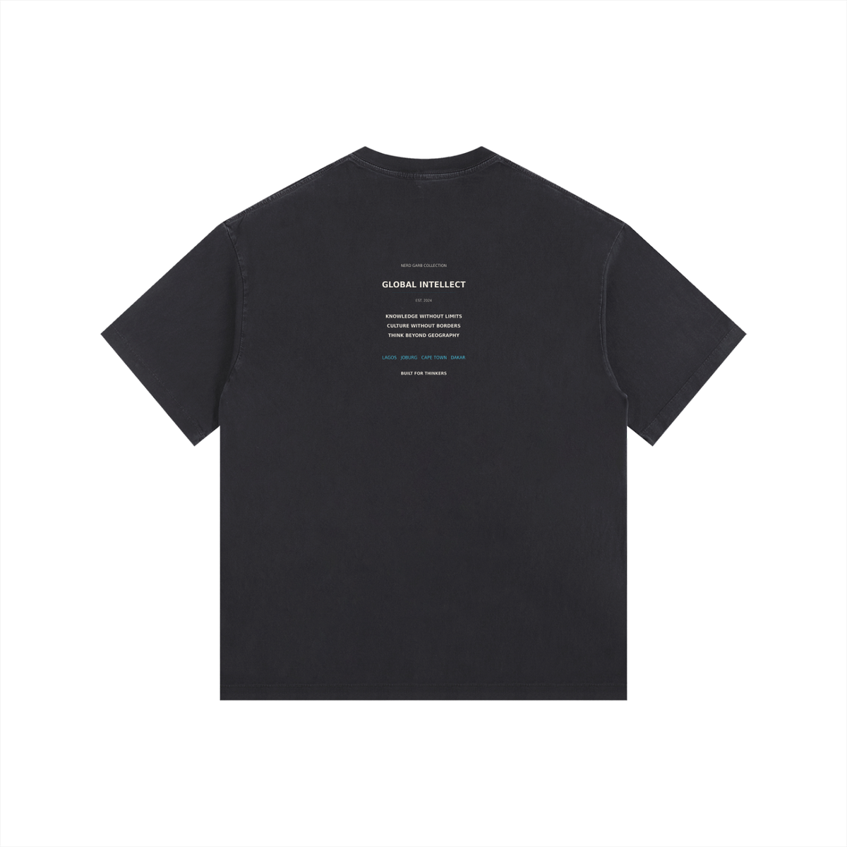 Africa Origins Vintage Washed Oversized Cotton T-Shirt