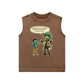 Embrace the Chaos Kids Snow Washed Tank Top