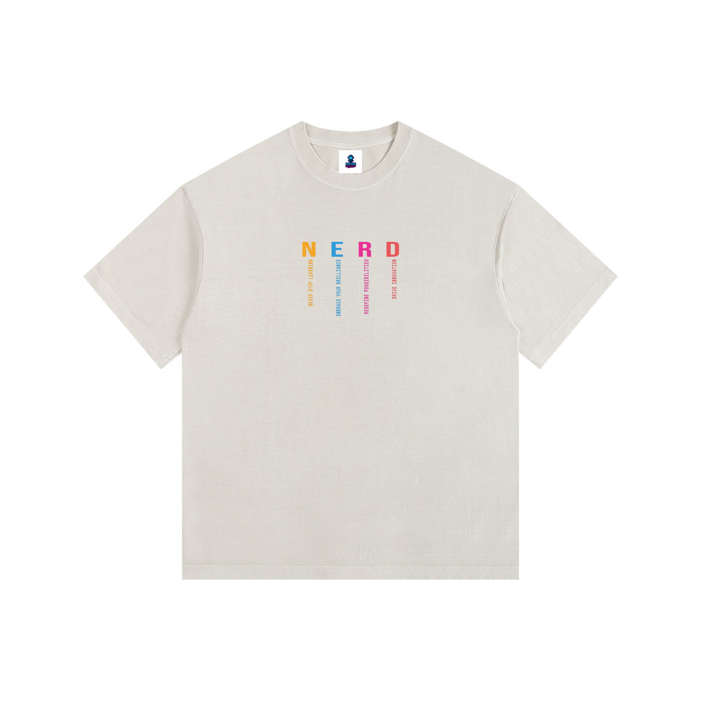 N.E.R.D. Statement Vintage Washed Oversized Cotton T-Shirt