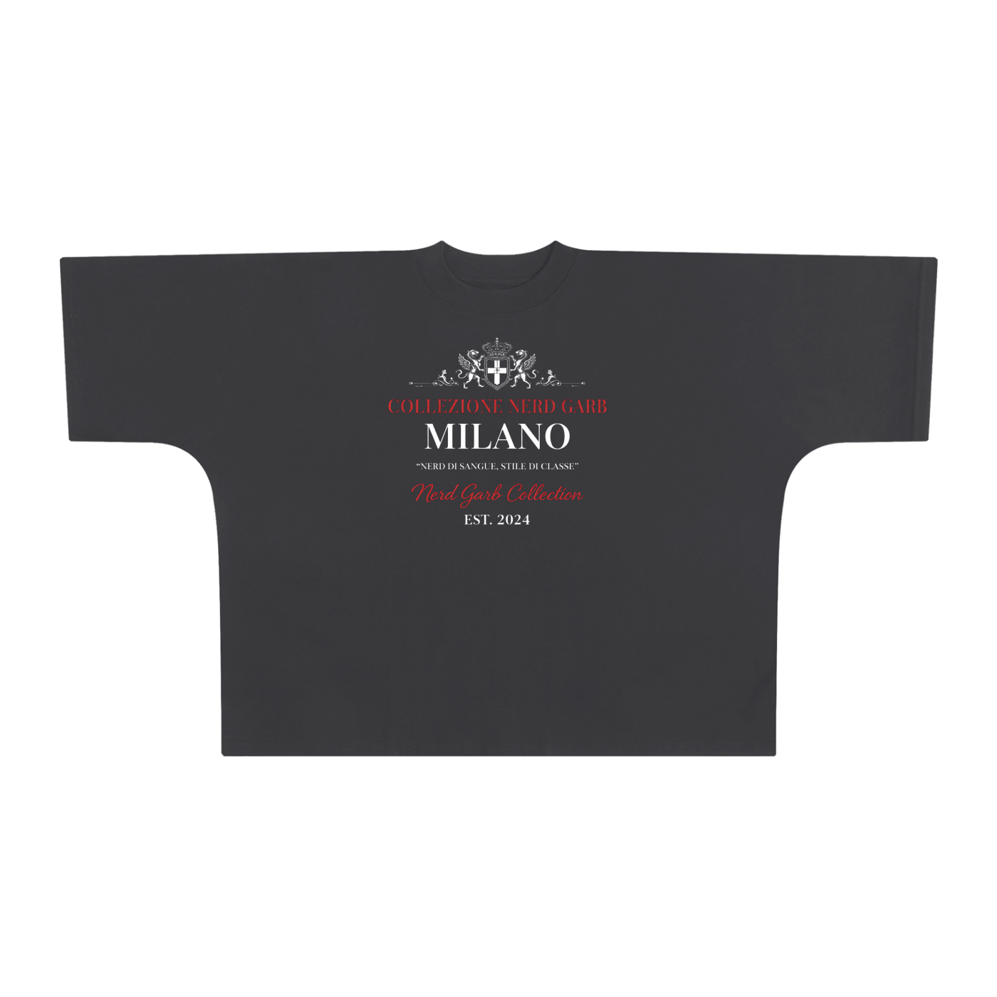 NGC Milano Crest Heavyweight Oversized Tee - Premium Oversized Boxy T-Shirt