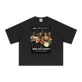 NGC Nerd Jazz Society Tee - Premium Oversized Boxy Nerd Garb Collection Graphic T-Shirt