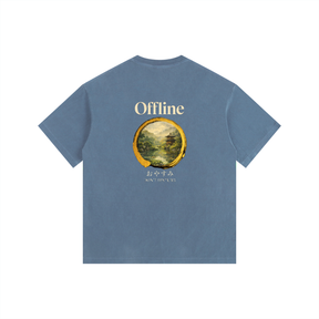 NGC “Offline” Zen Graphic Tee - Japanese Aesthetic Streetwear Premium T-Shirt