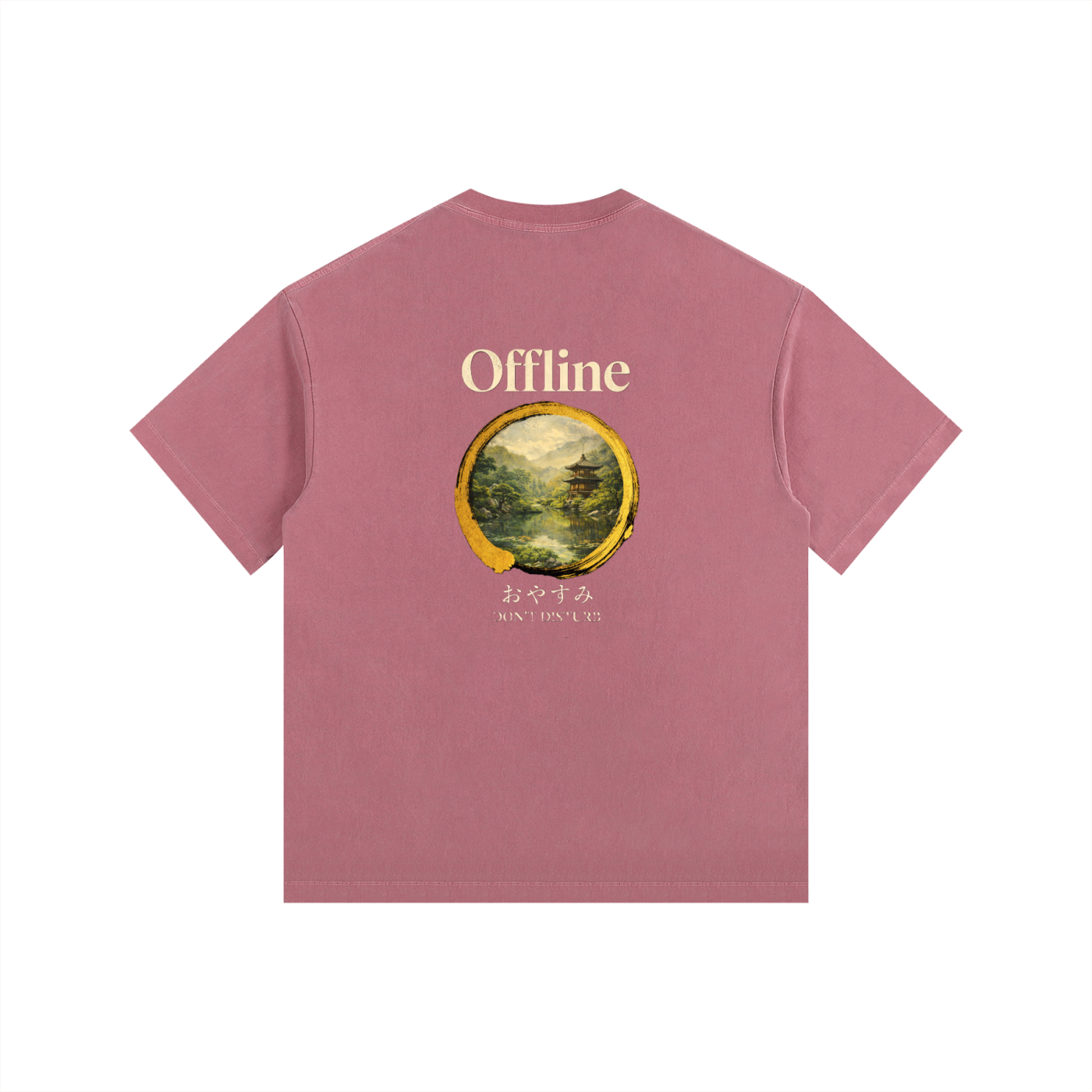 NGC “Offline” Zen Graphic Tee - Japanese Aesthetic Streetwear Premium T-Shirt