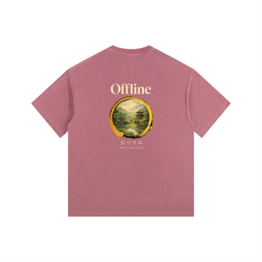 NGC “Offline” Zen Graphic Tee - Japanese Aesthetic Streetwear Premium T-Shirt