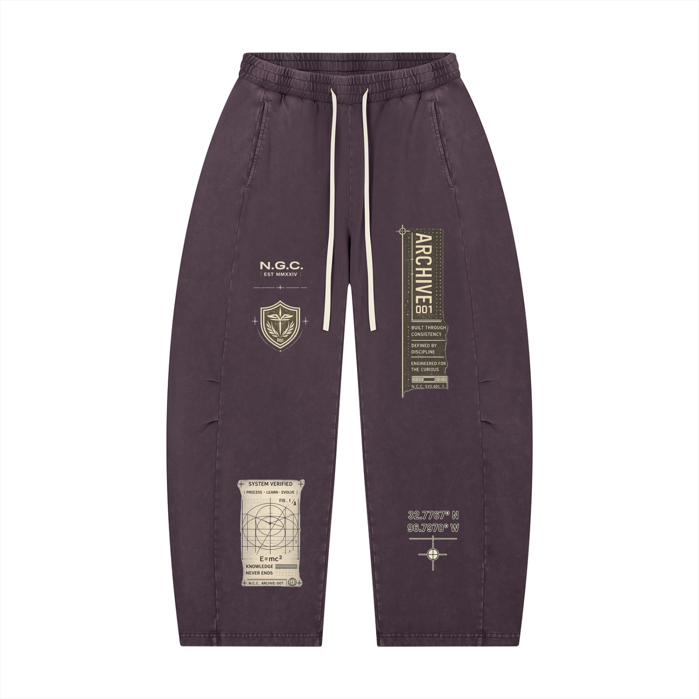 Archive 001 Mineral Wash Barrel Leg Pants