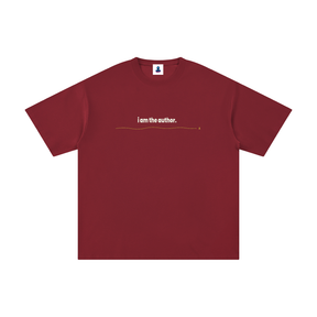 Classic I Am the Author Cotton Streetwear T-Shirt