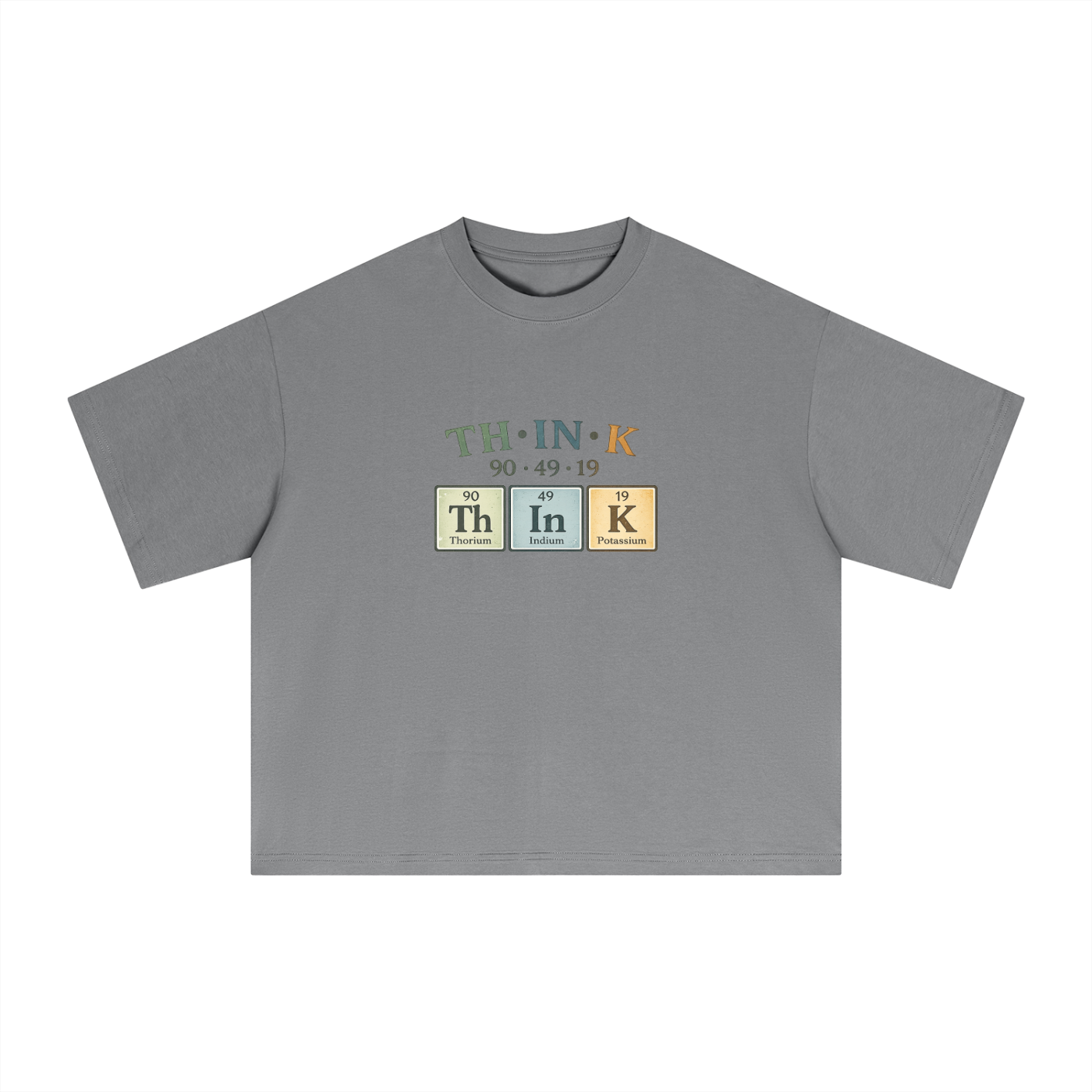 Premium THINK Periodic Table Sorona Boxy T-Shirt