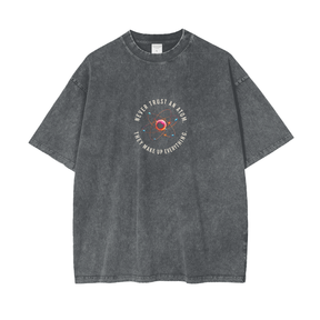 Never Trust an Atom Oversized Snow Wash T-Shirt