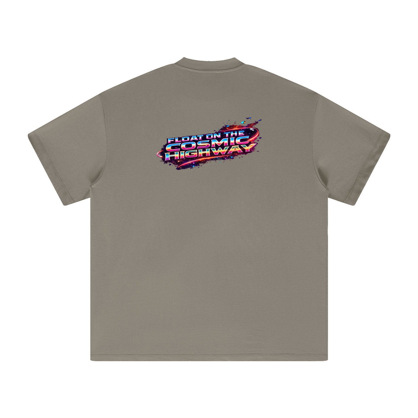 Premium Cosmic Highway Heavyweight Cotton T-Shirt