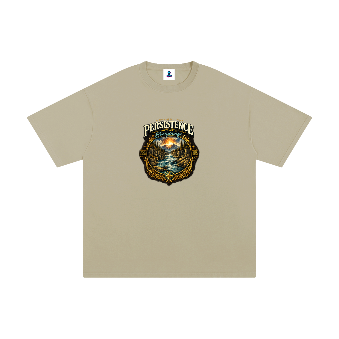 Persistence Outlasts Everything Unisex Pure Cotton T-Shirt