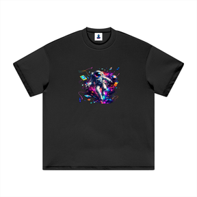 Premium Cosmic Highway Heavyweight Cotton T-Shirt
