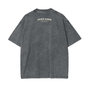 Nerd Jam Session Oversized Snow Wash T-Shirt