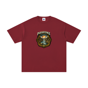 Persistence Outlasts Everything Unisex Pure Cotton T-Shirt