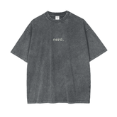 Minimal Nerd Oversized Snow Wash T-Shirt