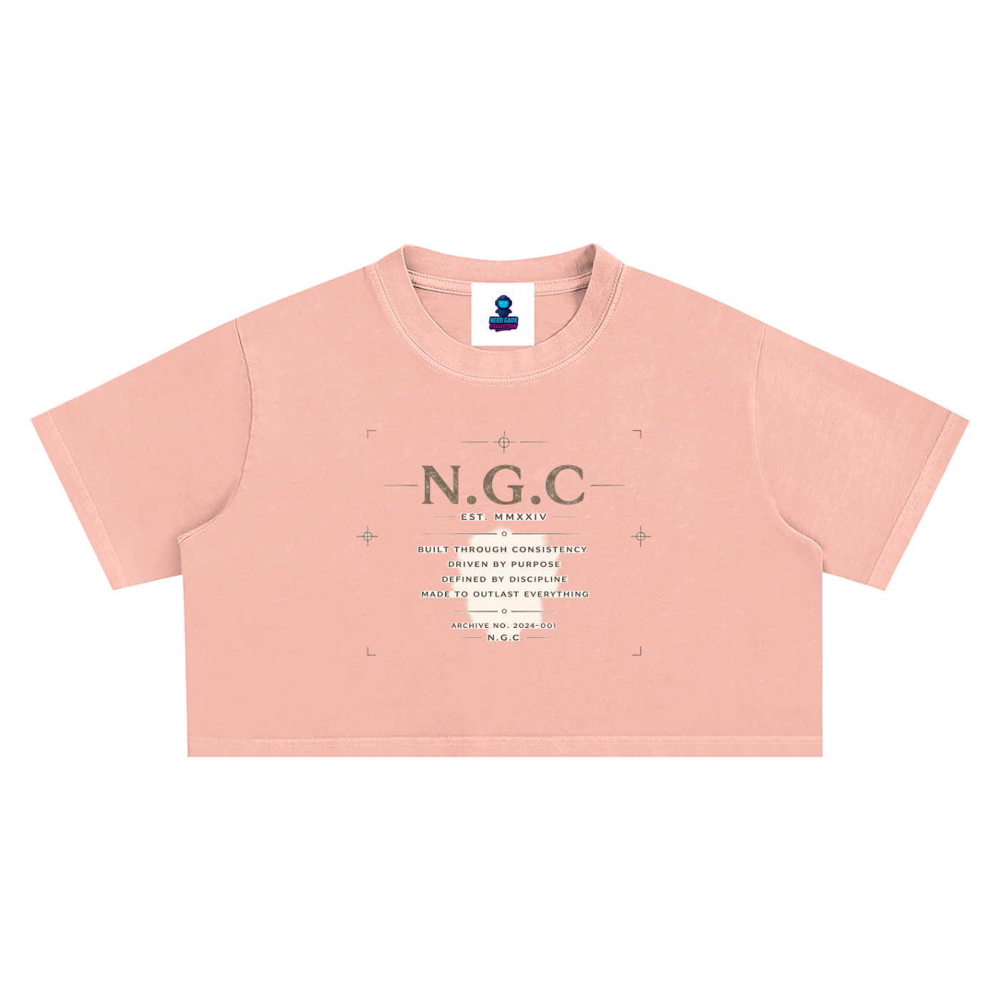 N.G.C. Archive Snow Washed Crop Top