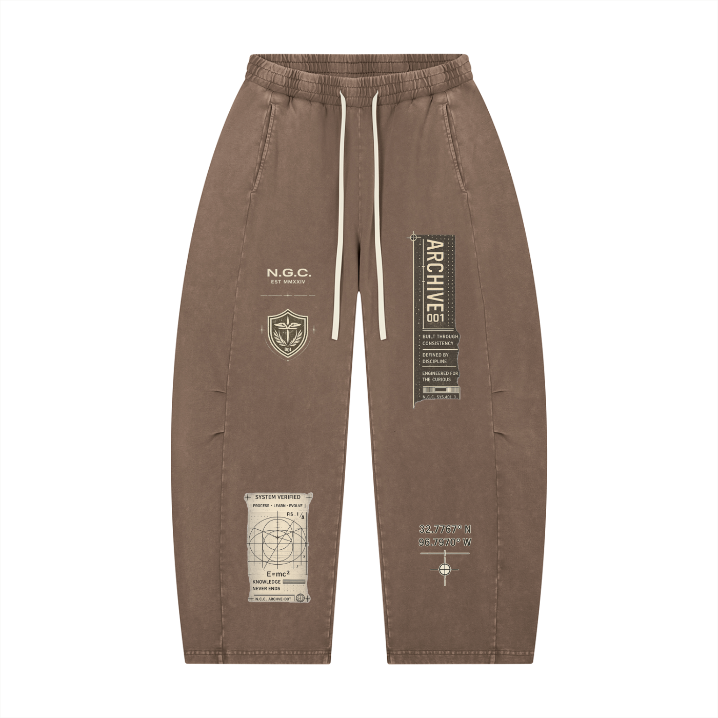 Archive 001 Mineral Wash Barrel Leg Pants