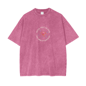 Never Trust an Atom Oversized Snow Wash T-Shirt