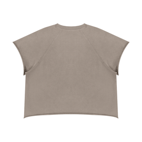 Vintage Wash Raw Edge Boxy Short Sleeve T-Shirt